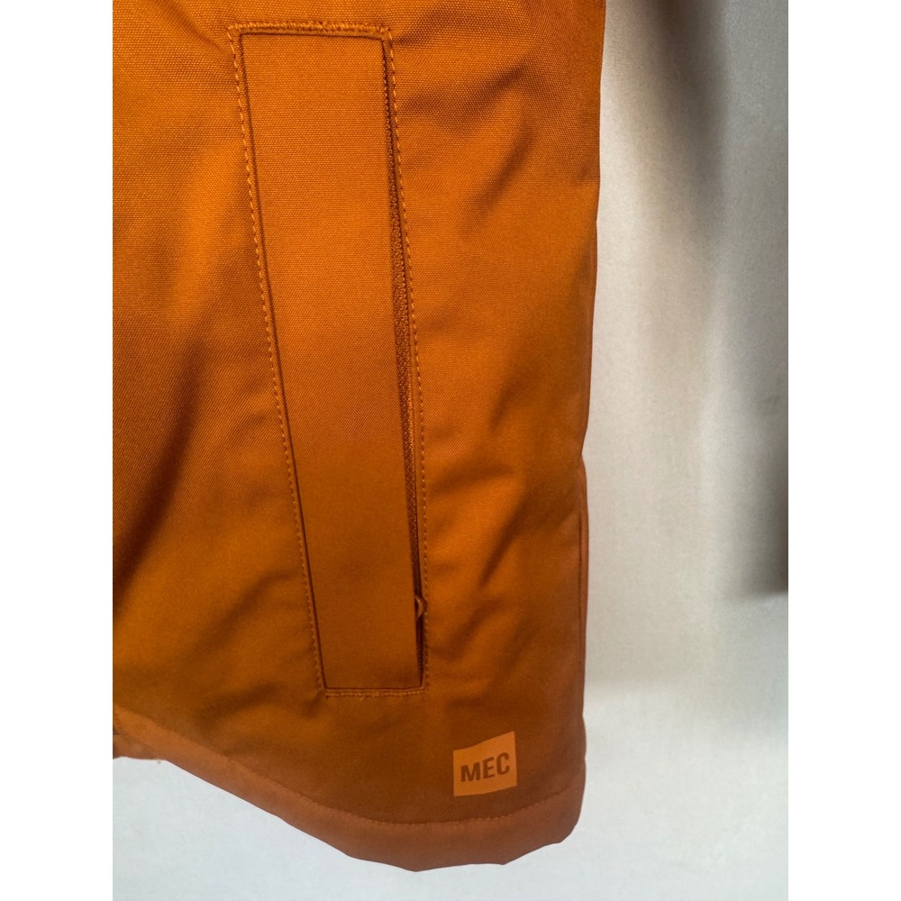 MEC Mountain Equipment Coop Boys Orange Insulated Winter Parka Ski Jacket 10 - Picture 3 of 13